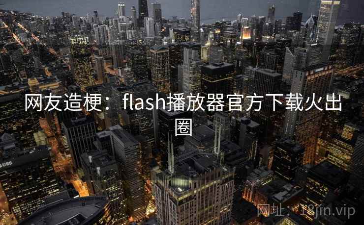 网友造梗:flash播放器官方下载火出圈