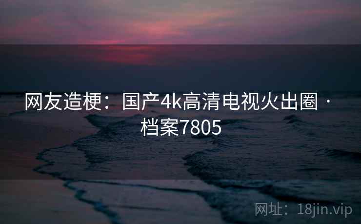 网友造梗：国产4k高清电视火出圈 · 档案7805